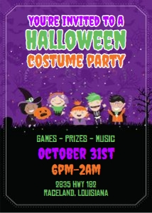 Halloween Costume Party design preview
