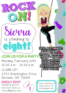 Rock Climbing Girls design preview