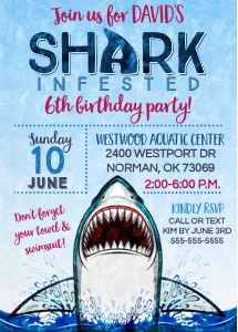 Shark Attack! design preview
