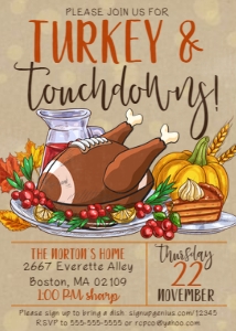 Turkey & Touchdowns: Turkey & Touchdowns