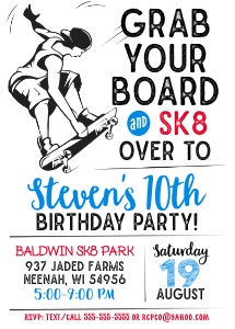 Skateboarding design preview