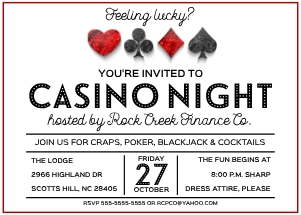 Casino Night Suits: Casino Night Suits