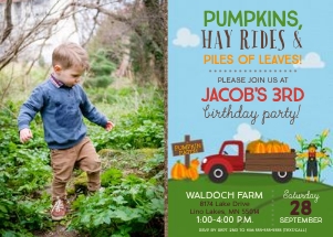 Pumpkin Truck Photo design preview