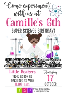 Science Experiment Girl design preview