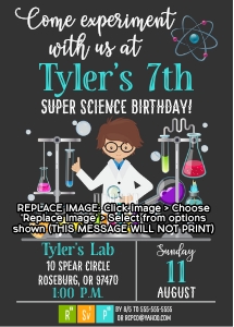Science Experiment Boy design preview