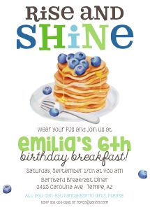 Pancake Blueberry Watercolor design preview