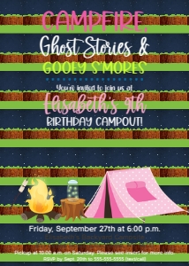 Backyard Campout Pink: Backyard Campout