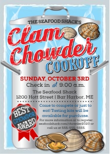 Clam Chowder Cookoff design preview