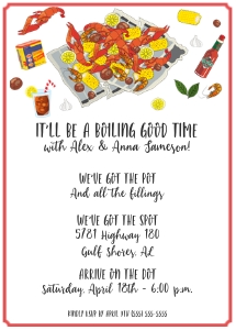 Seafood Boil Newspaper design preview