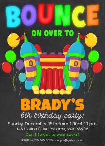 Bounce House Neon design preview