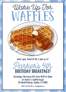 Waffles & PJs design preview