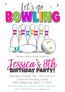 Bowling Sketch design preview