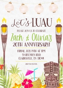 Luau Torches design preview