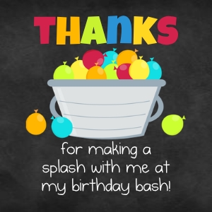 Water Balloons Tags Chalk RGB: Water Balloons