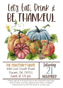 Eat Drink Be Thankful: Thxgiving Eat Drink Be Thankful