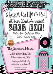 Sock Hop design preview