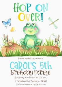 Frogs Watercolor design preview