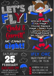 Skydiving Twins B&G design preview