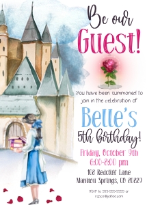 Enchanted Rose Castle design preview