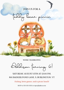 Teddy Bear Picnic design preview