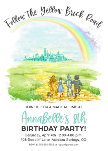 Follow the Yellow Brick Road design preview