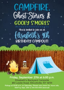 Backyard Campout Blue: Backyard Campout