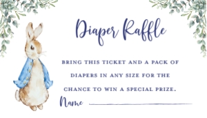 Peter Rabbit Baby Diaper: Peter Rabbit Baby Shower