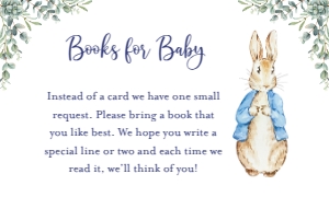 Peter Rabbit Baby Books: Peter Rabbit Baby Shower
