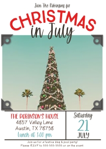 Christmas in July design preview