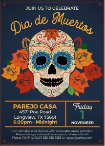 Dia de Muertos Sugar Skulls design preview