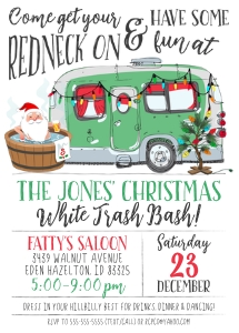 Christmas White Trash design preview