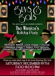 Christmas Art Deco design preview