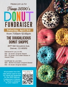 Fundraiser Donuts QR design preview