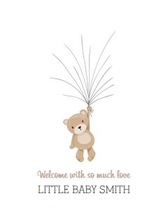 Guestbook Bear design preview