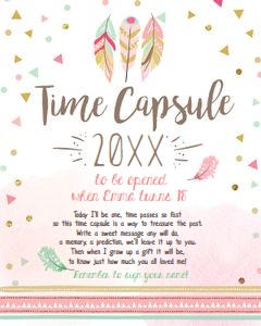 Time Capsule Feathers design preview