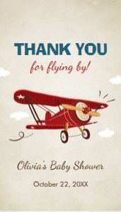 Favor Tags Airplane v2 design preview