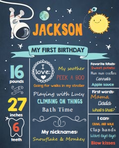 Milestones Poster Space Boy design preview