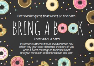 Bring a Book Donut Pink Chalk design preview