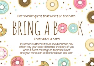 Bring a Book Donut Pink White design preview