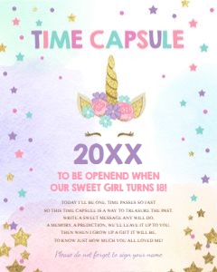 Time Capsule Unicorn design preview