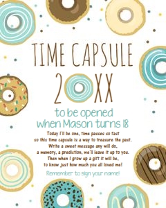 Time Capsule Donut Blue design preview