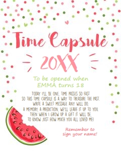 Time Capsule Melon design preview