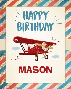 Birthday Sign Airplane design preview