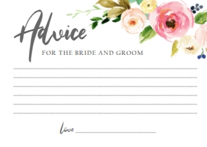 Advice Card Bohemian Pink Floral design preview