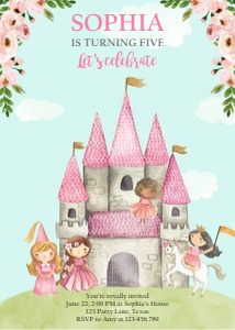 Birthday Invitation Princess: Birthday Invitation Princess