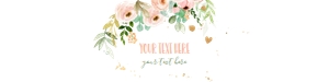 Water Bottle Labels Floral Onederful design preview
