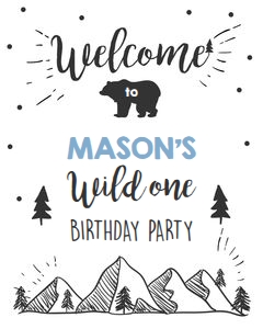 Welcome Sign Adventure design preview