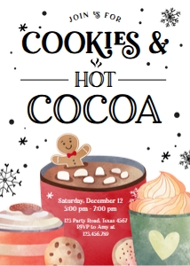 Cookies an Cocoa V2 White design preview