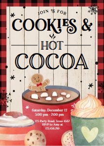 Cookies and Cocoa V2 Plaid design preview