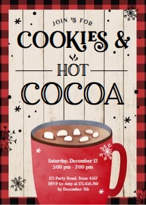 Cookies and Cocoa V1 Plaid design preview